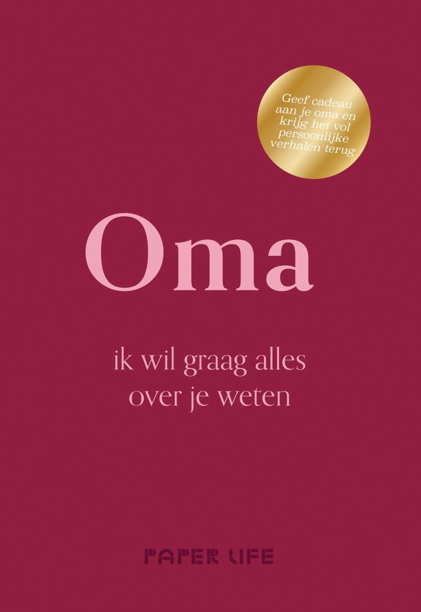 Oma, ik wil graag alles over je weten