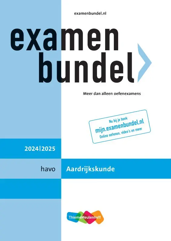 havo aardrijkskunde 2024/2025