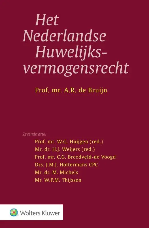Het Nederlandse Huwelijksvermogensrecht