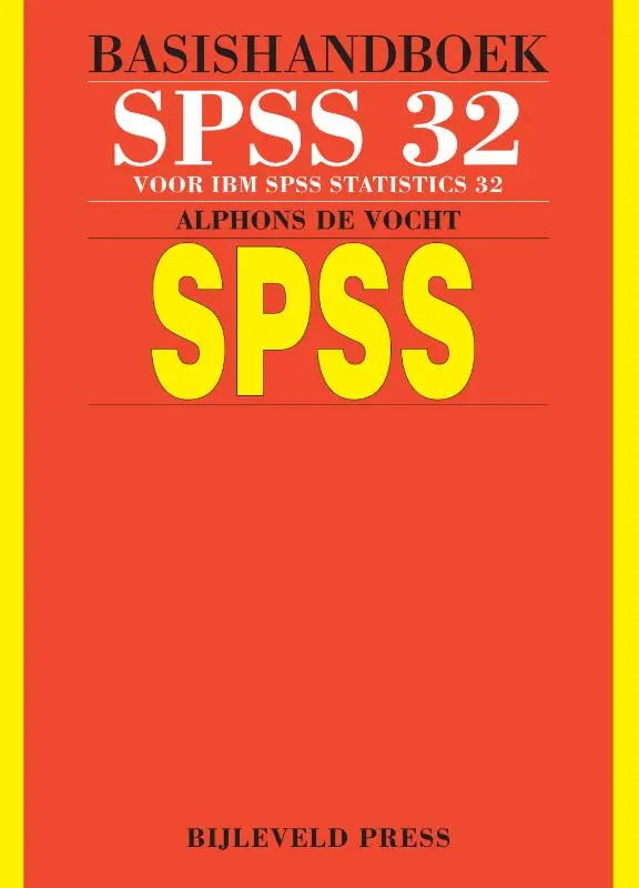 Basishandboek SPSS 32