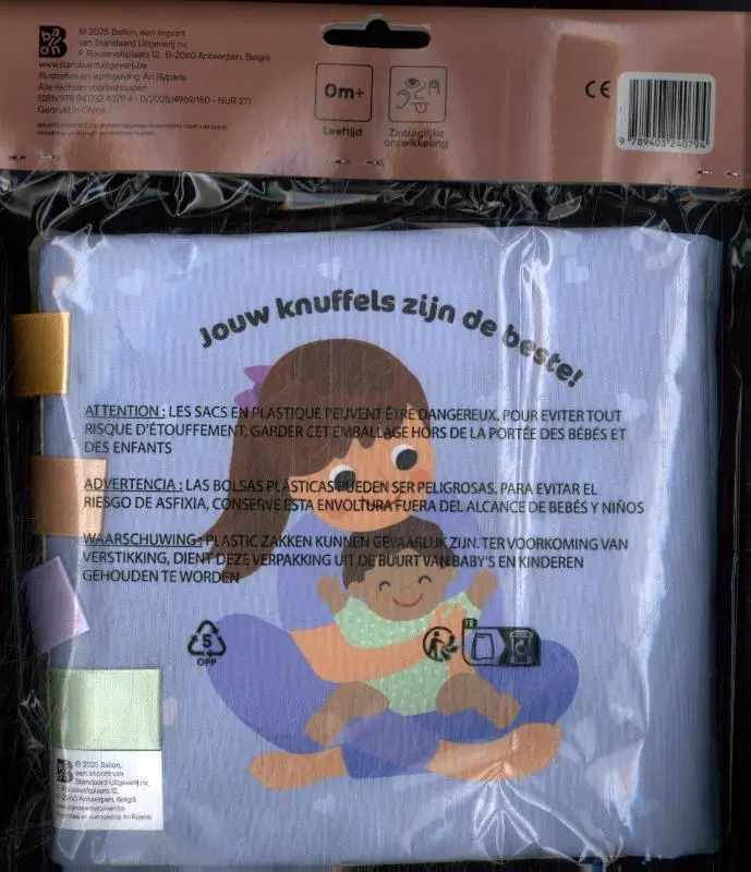 Blije baby: Allemaal knuffels (linnenboekje)