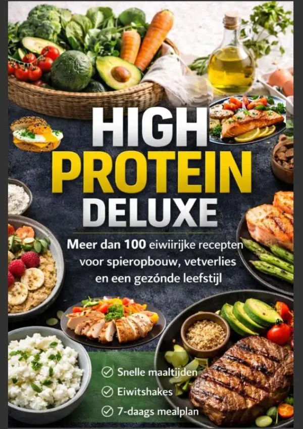 High Protein Deluxe – Meer dan 100 eiwitrijke recepten voor spieropbouw, vetverlies en een gezonde leefstijl