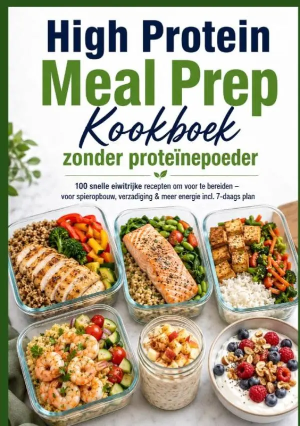 High Protein Meal Prep Kookboek zonder proteïnepoeder 100 snelle eiwitrijke recepten om voor te bereiden