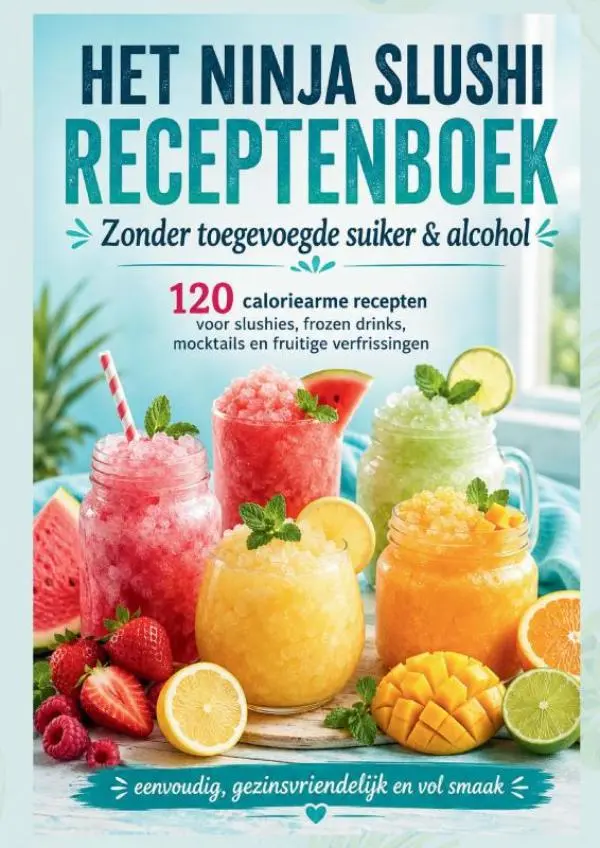 HET NINJA SLUSHI RECEPTENBOEK : Zonder toegevoegde suiker & alcohol