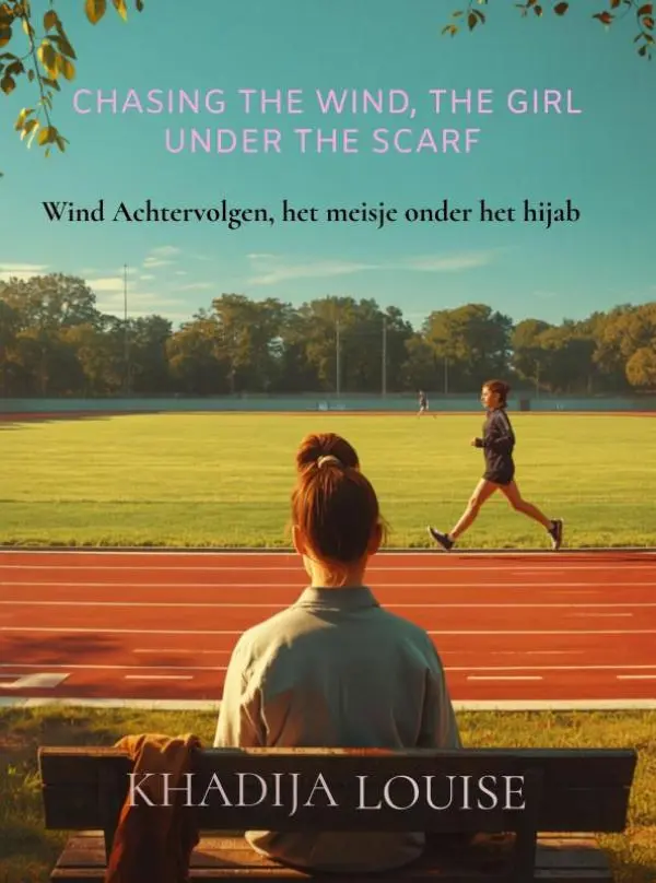 Chasing the wind, the girl under the scarf
