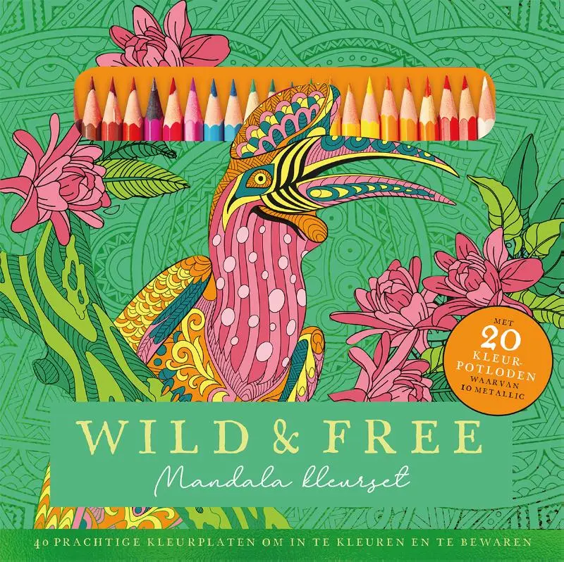 Wild & free Mandala kleurset