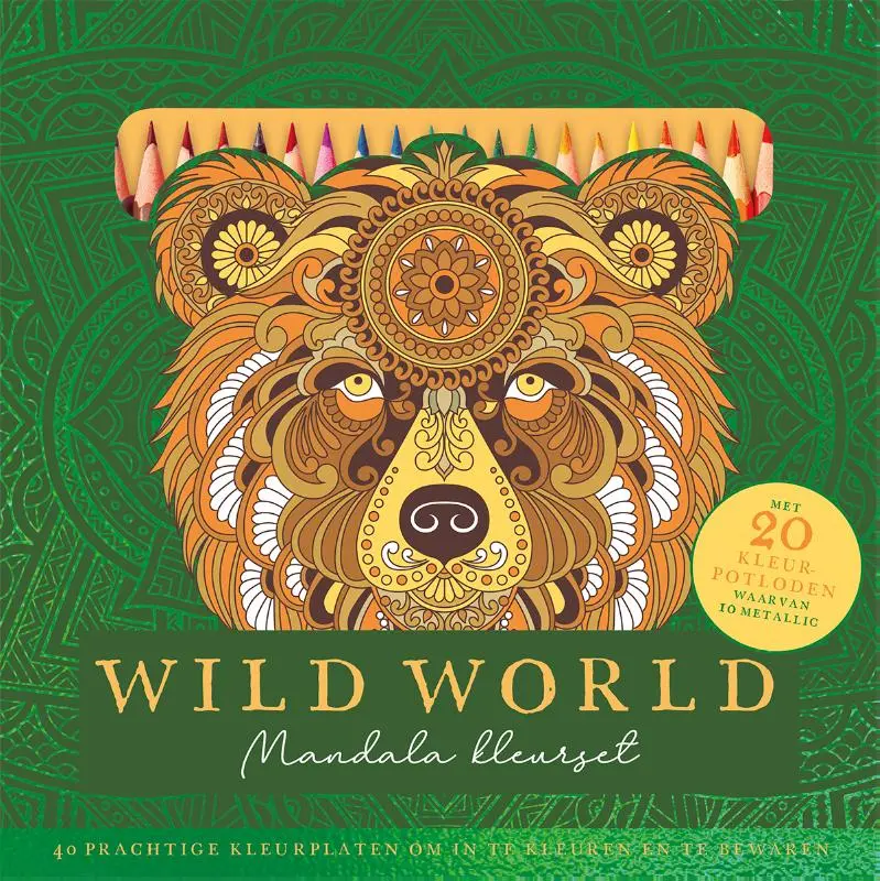 Wild world Mandala kleurset