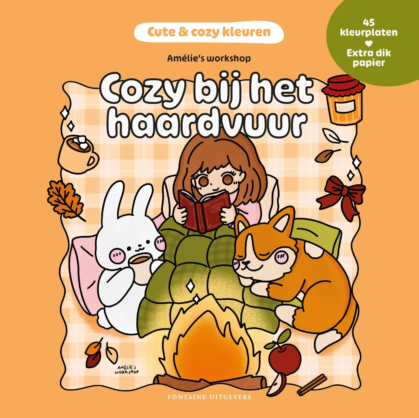 Cozy bij het haardvuur