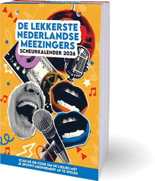 De lekkerste Nederlandse meezingers scheurkalender - 2026