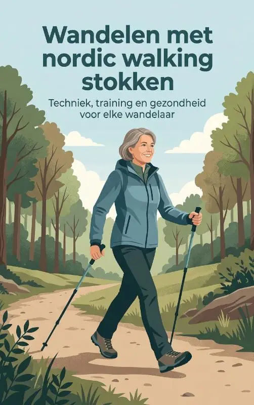 Wandelen met nordic walking stokken
