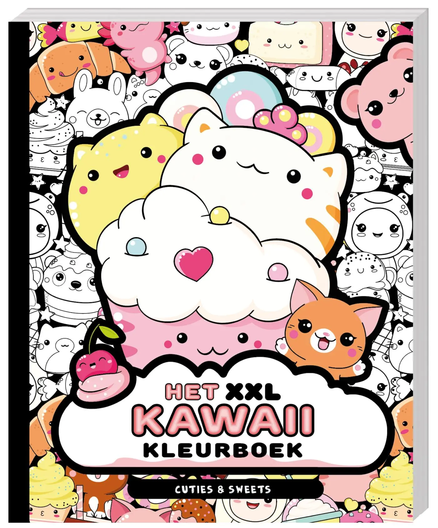 Het XXL Kawaii kleurboek