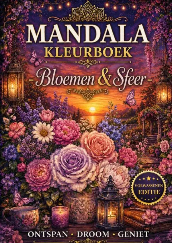 Mandala kleurboek - Bloemen & Sfeer.