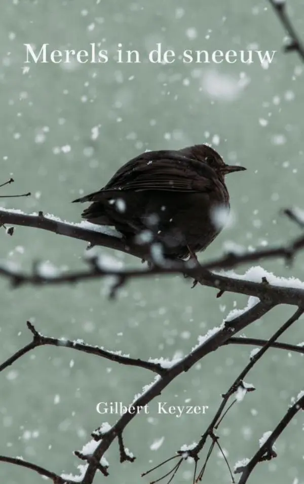 Merels in de sneeuw