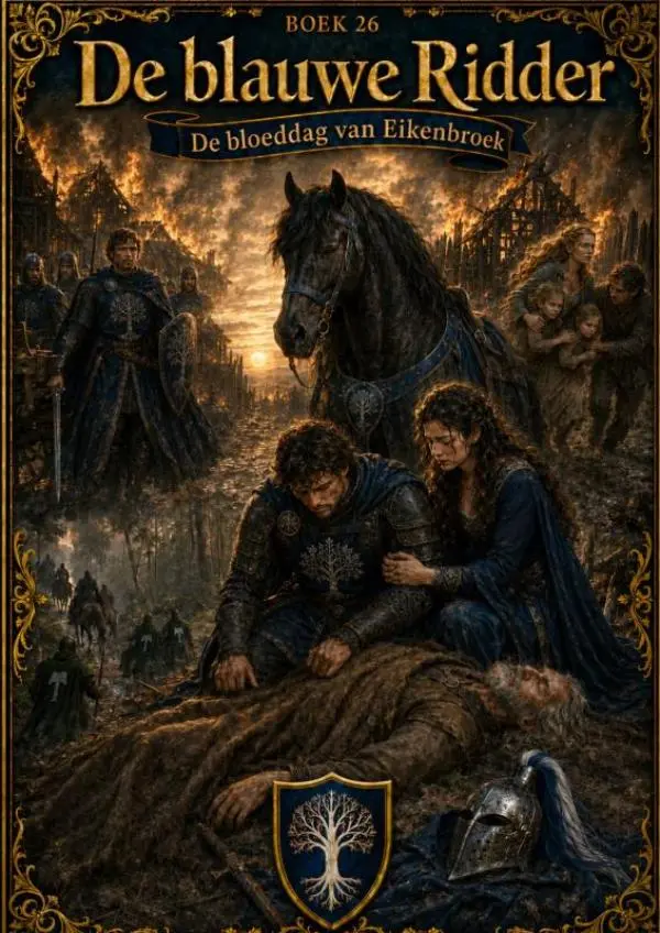 Boek 26, De blauwe Ridder - De bloeddag van Eikenbroek