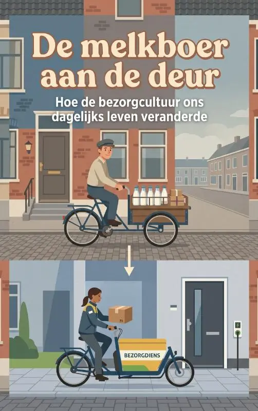 De melkboer aan de deur