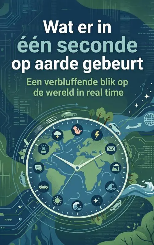 Wat er in één seconde op aarde gebeurt