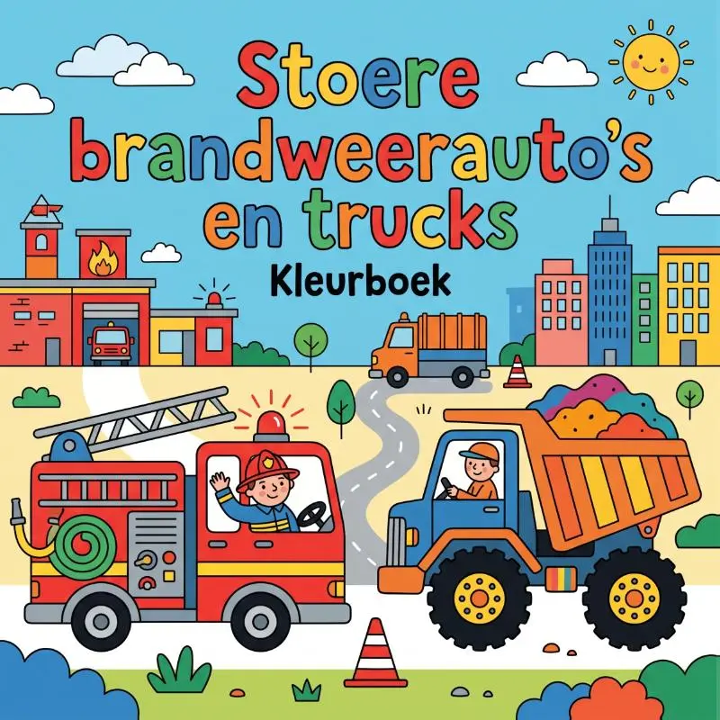Stoere brandweerauto's en trucks