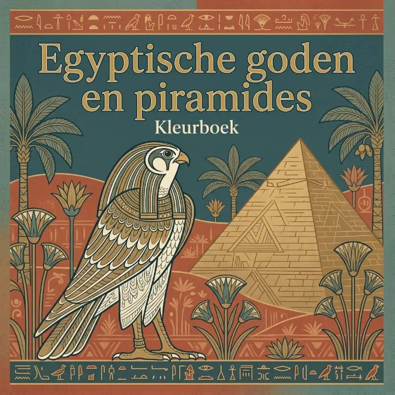 Egyptische goden en piramides