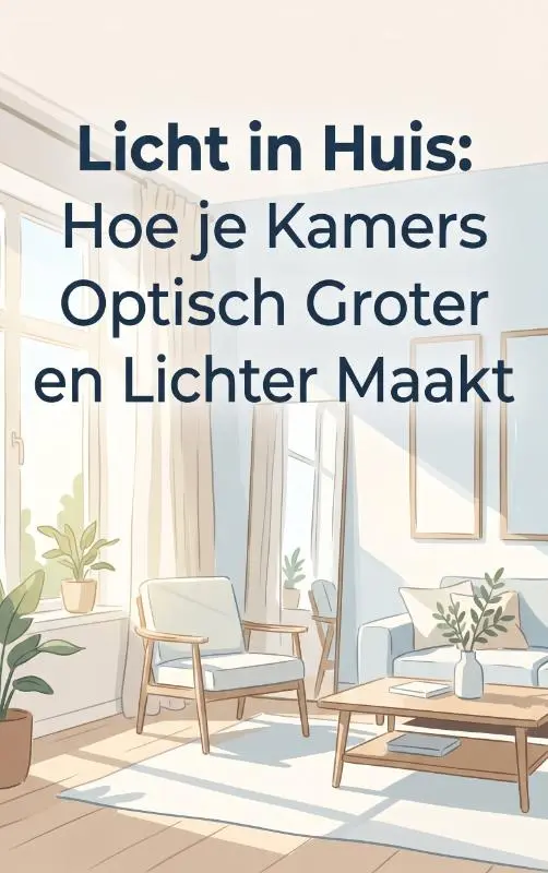 Licht in Huis: Hoe je Kamers Optisch Groter en Lichter Maakt