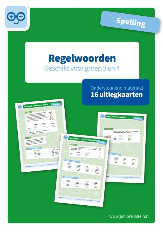 Spelling Regelwoorden