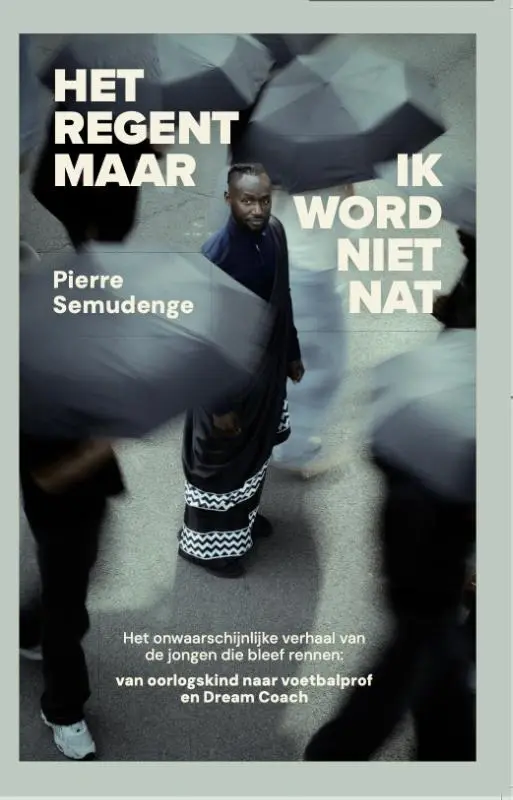 Het regent, maar ik word niet nat