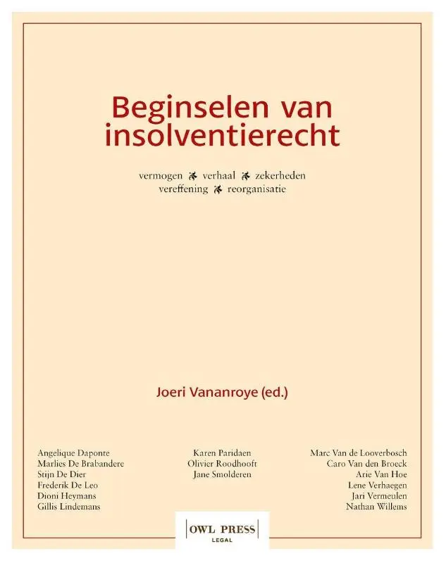 Beginselen van insolventierecht